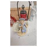 Bisque Porcelain Figgures and Pitcher/Carafe