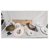 Bird Planter and Various Misc
