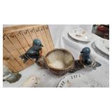 Bird Planter and Various Misc