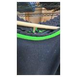 2 Handmade Vintage Dresses-Black/White and Green/Black, appear to be small/medium