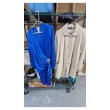 Vintage Blue Evening Dress, Herman Kay Peacoat, Size 14