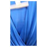 Vintage Blue Evening Dress, Herman Kay Peacoat, Size 14