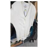Two Glitzy Evening Tanks-Medium and White Dress Sz 12