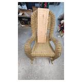 Small Wicker Rocker, Nice Condition