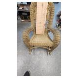 Small Wicker Rocker, Nice Condition