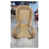 Small Wicker Rocker, Nice Condition