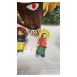 Lot of Vintage Games, Doll, Hat, Totem Cup, Misc