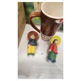 Lot of Vintage Games, Doll, Hat, Totem Cup, Misc