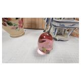Hand Painted Vase, Porcelain and Bisque Figures