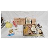 Lot of Vintage Glasses and Vase