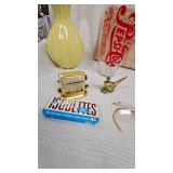 Lot of Vintage Glasses and Vase