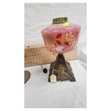 Victorian Banquet Oil Lamp and Hand Painted Lamp