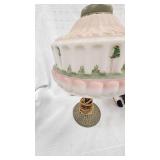 Victorian Banquet Oil Lamp and Hand Painted Lamp