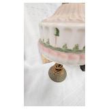 Victorian Banquet Oil Lamp and Hand Painted Lamp