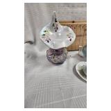 Fenton Jack in the Pulpit Style Art Glasss and Tea Set