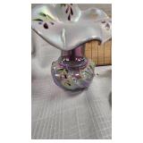 Fenton Jack in the Pulpit Style Art Glasss and Tea Set
