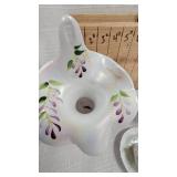 Fenton Jack in the Pulpit Style Art Glasss and Tea Set