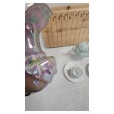 Fenton Jack in the Pulpit Style Art Glasss and Tea Set