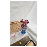 Fenton Vase, Mulberry color and Vintage Misc