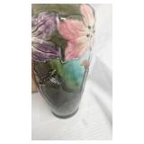 Fenton Vase , other vase, and Treasure Box