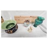 Fenton Designer Showcase Series Vase and various Vintage Items