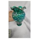 Fenton Designer Showcase Series Vase and various Vintage Items