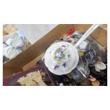 Lot of Decorative Pillow, throw, Dishes