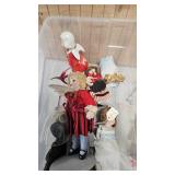 Lot of 2 Scrapbooks with vintage Cutouts and Picture, Misc Trinkets