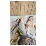 Lot of 2 Scrapbooks with vintage Cutouts and Picture, Misc Trinkets