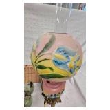 Gone With the Wind Style Lamp, Hand Painted, Unique