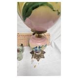 Gone With the Wind Style Lamp, Hand Painted, Unique