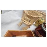 Frong Wicker, Vase, Frier and More