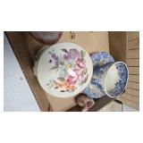 Porcelain Pitcher, Paperweight, etc