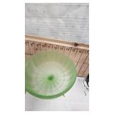 Satin Cranberry Glasses, Green Satin Candy Dish, etc