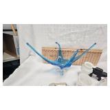 Chalet Glass Bowl, Cast Iron Bank and More