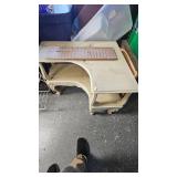 Set of 2 Vintage Corner two tiered Coffee Tables
