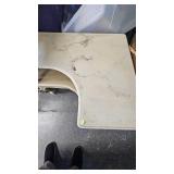 Set of 2 Vintage Corner two tiered Coffee Tables