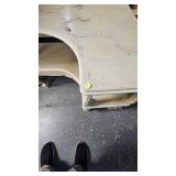 Set of 2 Vintage Corner two tiered Coffee Tables