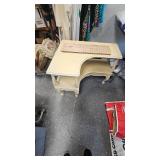 Set of 2 Vintage Corner two tiered Coffee Tables