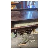Three Tiered Shelf with Drawer and Easels, and Shelf