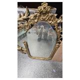 Lot of 4 Vintage Mirrors as Pirctured