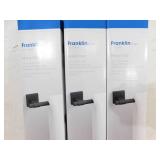 (3) Franklin Brass Maxted 24 in. Wall Mount Towel Bar Bath Hardware Accessory in Matte Black