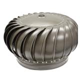 Master Flow 14 in. Aluminum Internally Braced Turbine Head in Weathered Wood