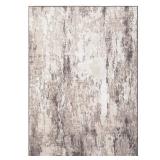 Garvee Brown 8 ft. x 10 ft. Modern Abstract Decorative Area Rug Polyester