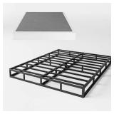HOMZENE 9 in. High Full Size Metal Box Spring with Sturdy Mattress Foundation, Easy Assembly Bed Base
