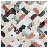 Ivy Hill Tile Sheba Tuscany Multicolor 12.83 in. x 12.83 in. Polished Marble Luxury Mosaic Floor and Wall Tile 1.14 sq. ft./Each - 15.96 sqft