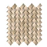 MSI Crema Arched Herringbone 12 W x 14 L x 0.50 in. Polished Marble Mosaic Kitchen and Bath Wall Tile (9.9 sq. ft./Case) - 59.4 sqft