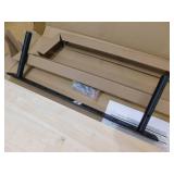 HARDWOOD REFLECTIONS 10 in. W x 24 in. D Unfinished Hevea Floating Decorative Wall Shelf