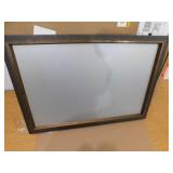 Amanti Art 2-Tone Bronze Copper 26 in. x 18 in. Framed Magnetic Board