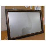 Amanti Art 2-Tone Bronze Copper 26 in. x 18 in. Framed Magnetic Board
